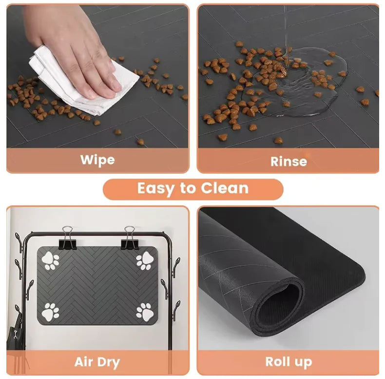 ZenPaw™ DineGuard Pet Feeding Placemat