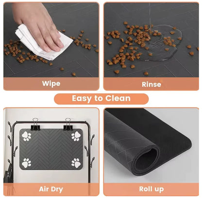 ZenPaw™ DineGuard Pet Feeding Placemat